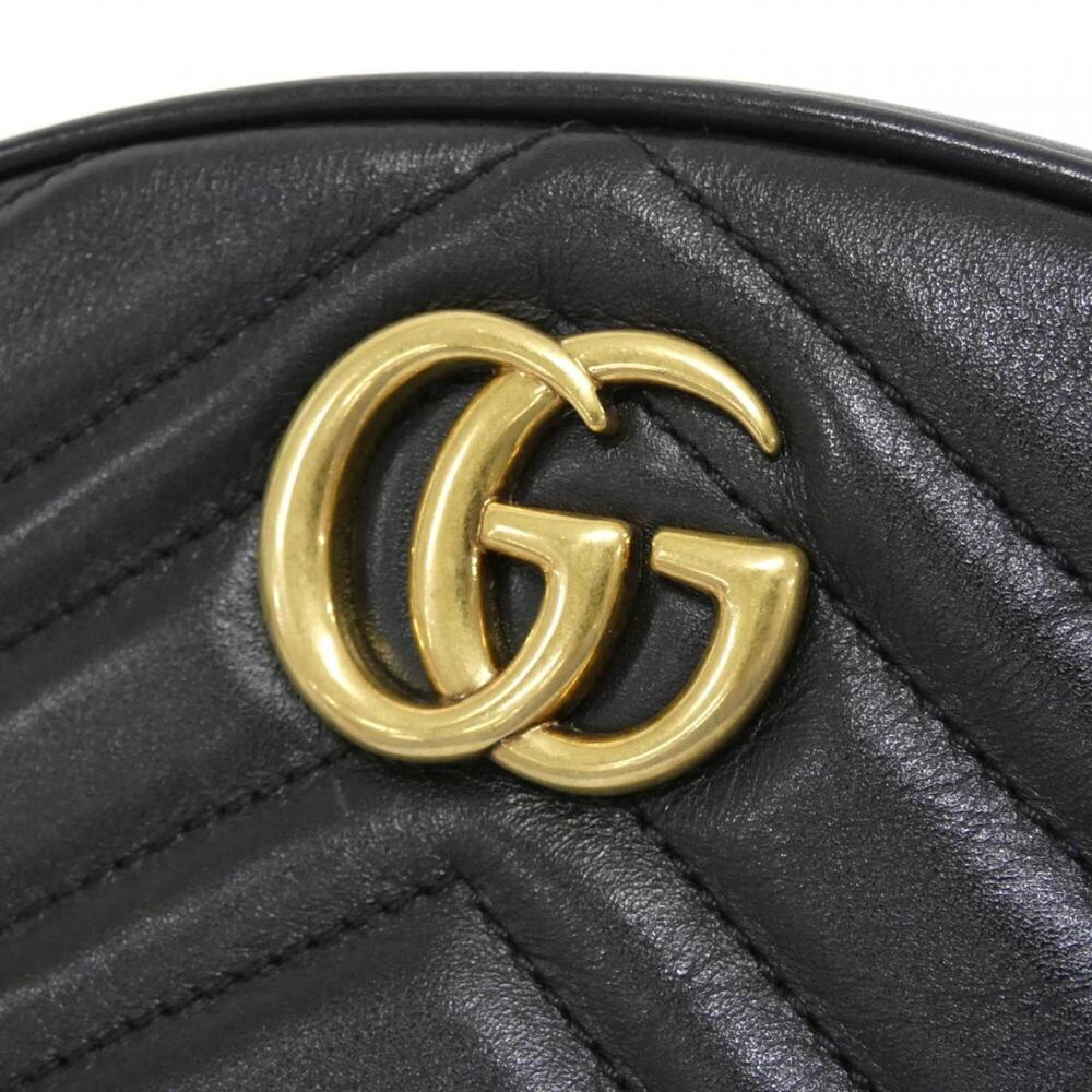 GUCCI Authentic Black GG Marmont Fanny Pack - Picture 4 of 9